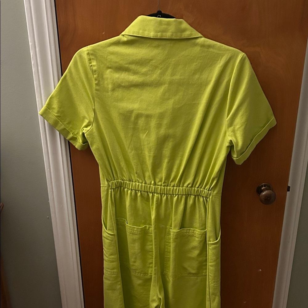 Lucy & Yak Lime Green Jumpsuit - Picture 3 of 3